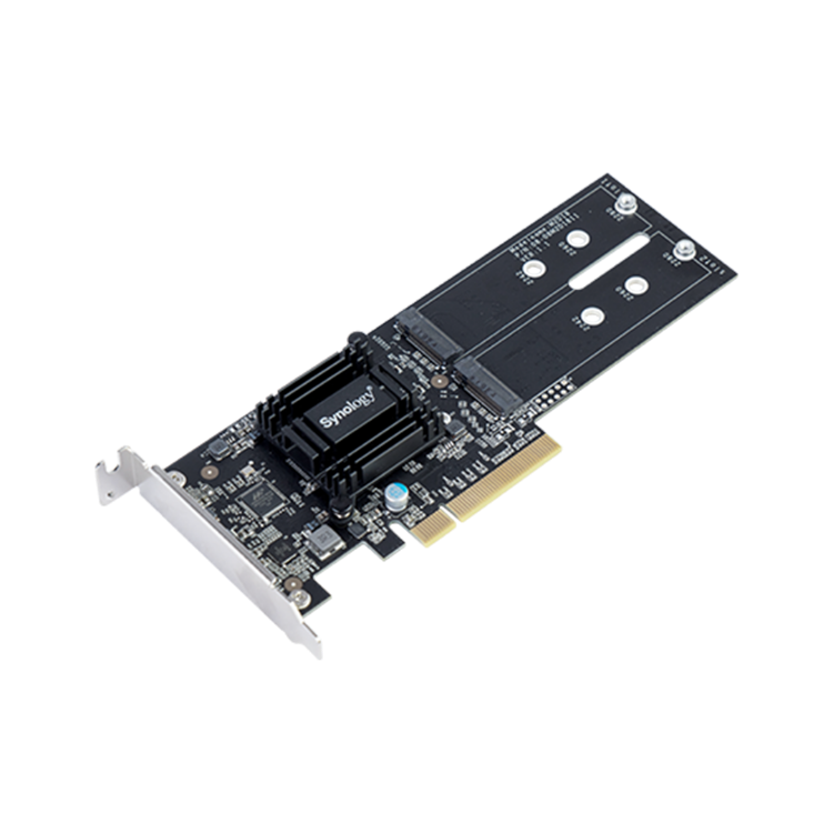 Picture of SYNOLOGY M2D18 M.2 SSD Adapter Card (PN:ACC-SYN-M2D18ADAP)