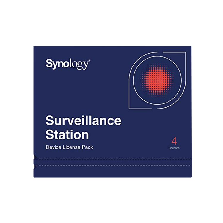 Picture of SYNOLOGY Surveillance License Pack 4 ใบอนุญาตกล้อง (PN:NAS-SYN-LICENCE4X)