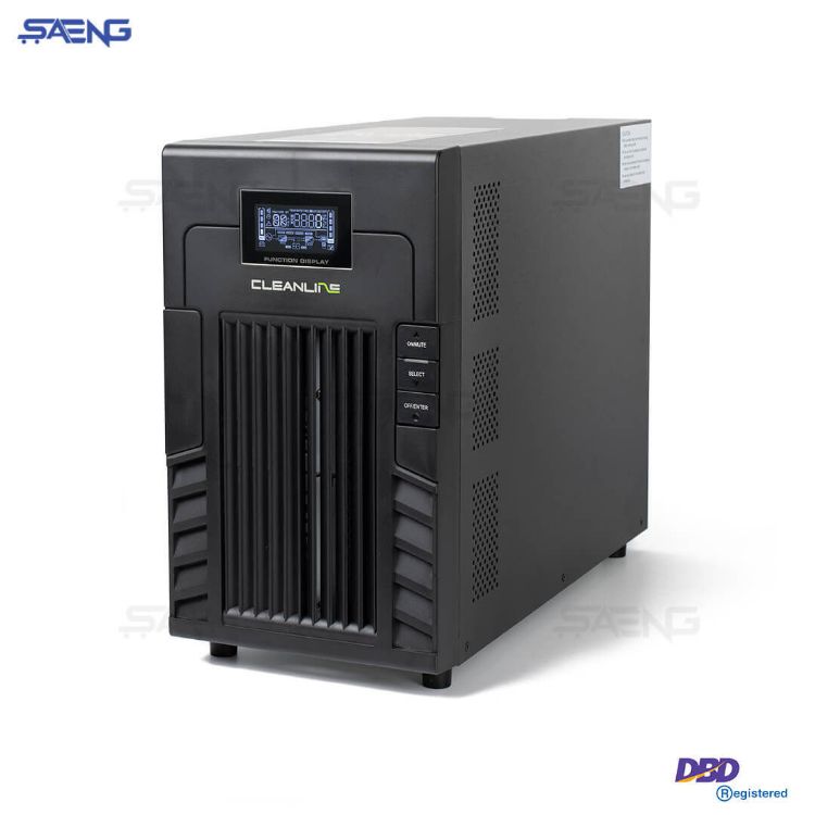 Picture of CLEANLINE UPS PS-3000 3000VA/2100W 9.54A PS Series เครื่องสำรองไฟ Line Interactive With Stabilizer Design Stabilizer