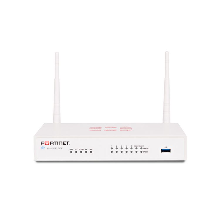 Picture of Fortinet FortiWiFi 50E Box Bundle with 5 YR (24x7) (PN:FWF-50E-V-BDL-950-60)