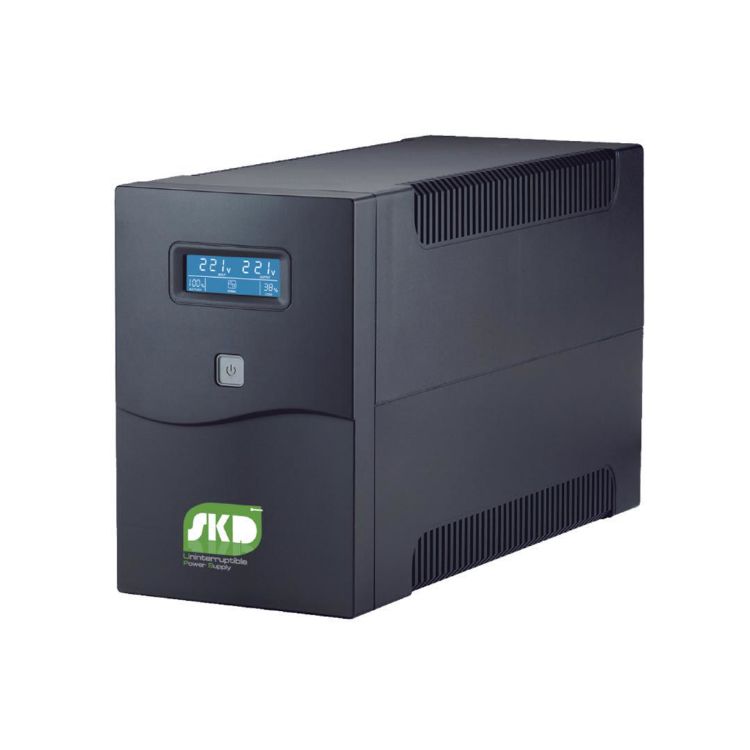 Picture of SKD UPS LCD-1200 1200VA/720W 7Ah เครื่องสำรองไฟ (PN:UPS-SKD-LCD-1200) UPS line Interactive with Stabilize