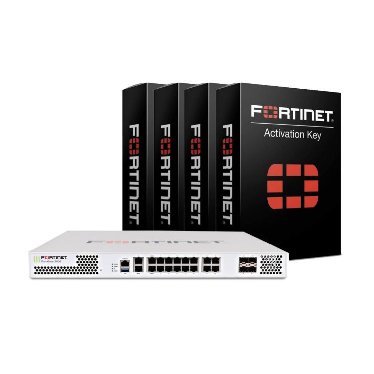 Picture of Fortinet FortiGATE 200E Box with MA 5 Year (24*7) (PN:FG-200E) + Renewal MA 5 YR Unified Threat Protection License (UTP)  