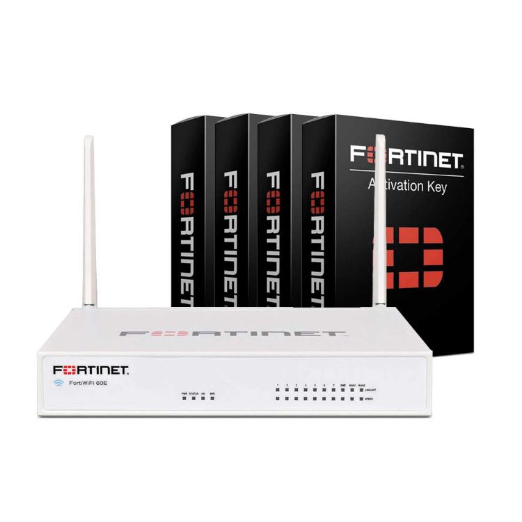 Picture of Fortinet FortiWiFi 60E Box Bundle with 5 YR (24x7) (PN:FWF-60E-V-BDL-950-60)