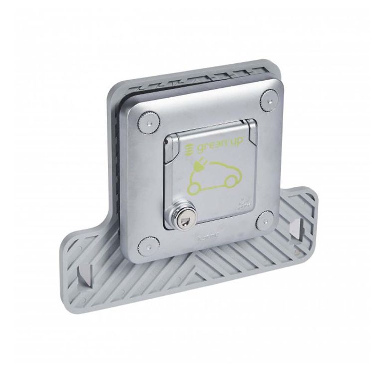 Picture of LEGRAND -  Flush mounting metal socket Green'up Access - locked - IP55-IK10 - German standard