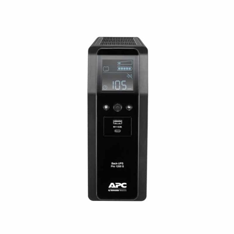 Picture of NEW! APC Back UPS Pro BR 1200VA,720 Watt Sinewave,8 Outlets, AVR, LCD interface (PN:BR1200SI)
