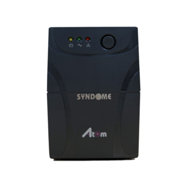Picture of SYNDOME Atom 850-LED เครื่องสำรองไฟ Line interactive UPS 850VA / 360Watt Battery 12V 5Ah *1